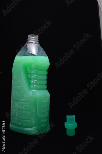 Photo: Green Shampoo Bottle Green Shampoo Bottle