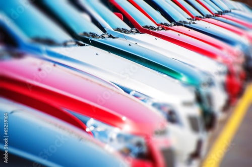 Photo: Colorful Cars Stock Colorful Cars Stock