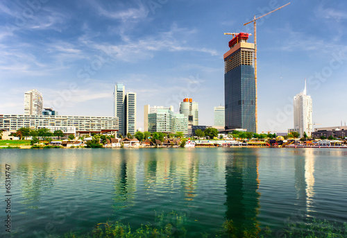 Photo: Donau City. Vienna, Austria Donau City. Vienna, Austria