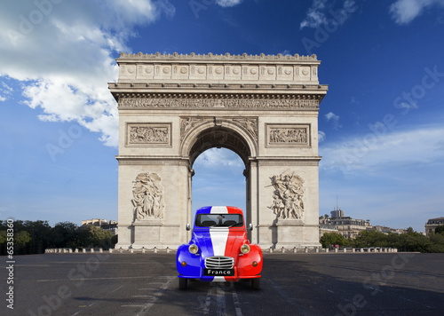 Arc de triomphe Paris Nostalgie