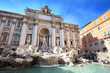 Rome - Trevi fountain - Fontaine de Trevi Rome - Trevi fountain - Fontaine de Trevi