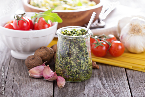 Photo: Arugula walnut pesto Arugula walnut pesto