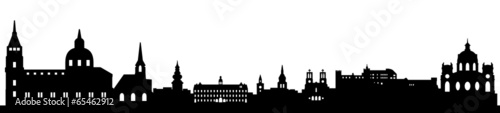 Vector: Skyline Salzburg Österreich Skyline Salzburg Österreich