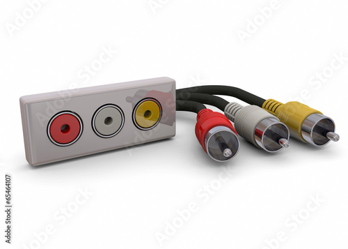 Illustration: Broadcast TV Concept - 3D Broadcast TV Concept - 3D