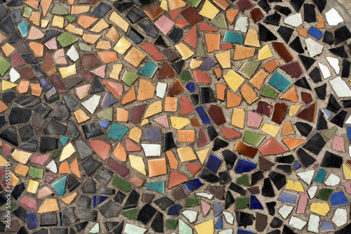 Photo: mosaic on floor is old color style mosaic on floor is old color style