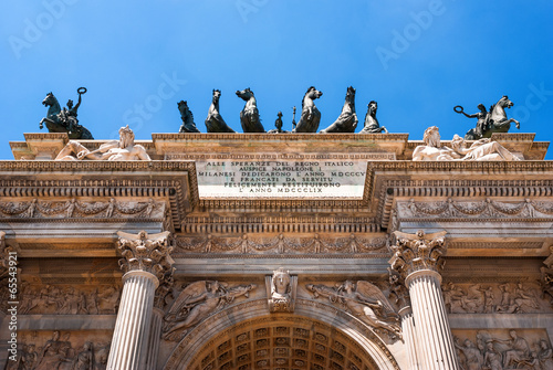 Photo: Italia, Milano, Arco della Pace Italia, Milano, Arco della Pace
