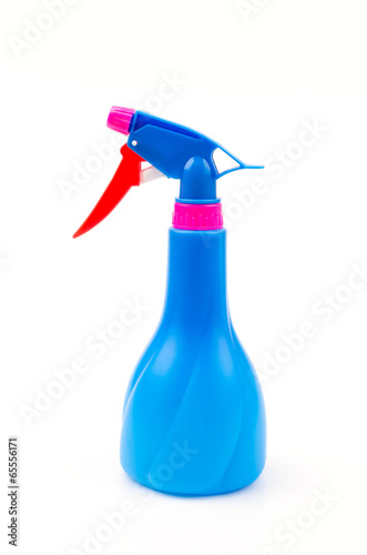 Photo: Spray bottles isolated white background Spray bottles isolated white background