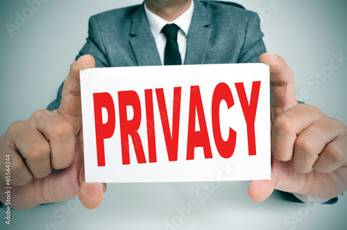 Photo: privacy privacy