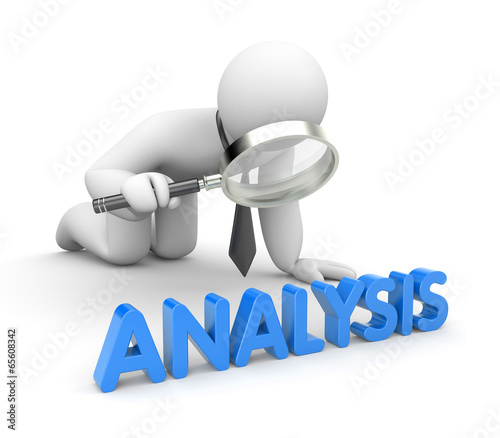 Illustration: Businessman analyse Businessman analyse
