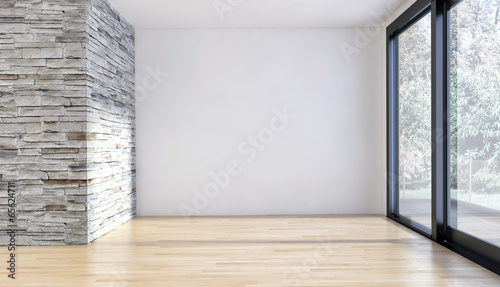 Illustration: Empty Living room Empty Living room