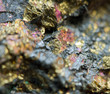 Nugget. Precious metals. Extreme closeup Nugget. Precious metals. Extreme closeup
