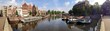 Gracht in Amsterdam im Sommer Gracht in Amsterdam im Sommer