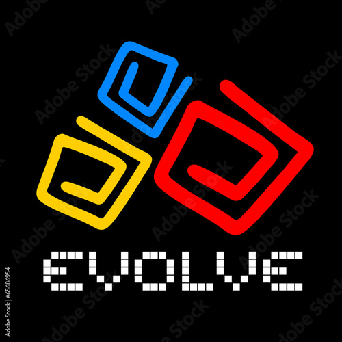Vector: Evolve color Evolve color