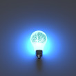 3d metal human brain in a lightbulb as creative concept 3d metal human brain in a lightbulb as creative concept