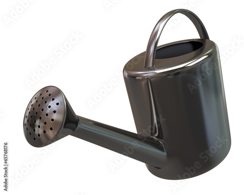 Illustration: Silver watering can Silver watering can