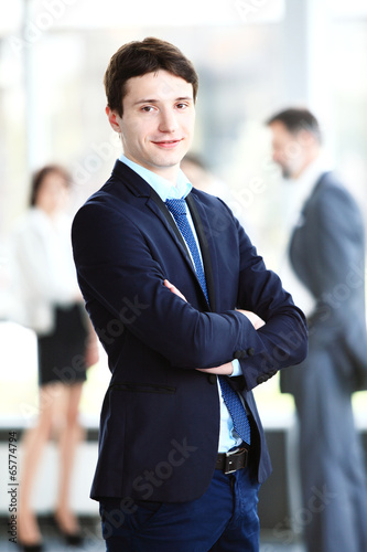 Photo: Portrait of a handsome business man Portrait of a handsome business man