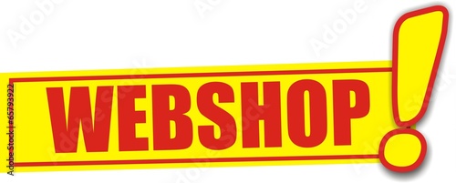 Vector: étiquette webshop étiquette webshop