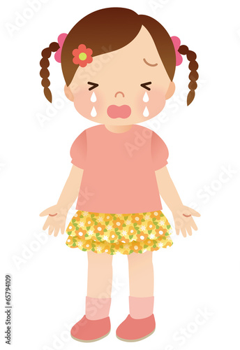 Illustration: 幼い子供 女の子 幼い子供 女の子