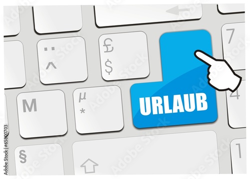 Vector: clavier urlaub clavier urlaub