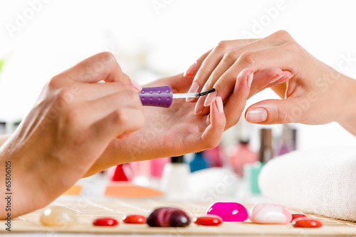 Photo: Woman at beauty salon Woman at beauty salon