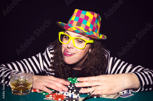 Photo: Greedy woman Greedy woman