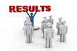 3d business man , leader showing sign with a word 3d business man , leader showing sign with a word
