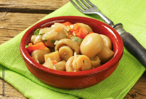 Photo: Pickled mushrooms Pickled mushrooms