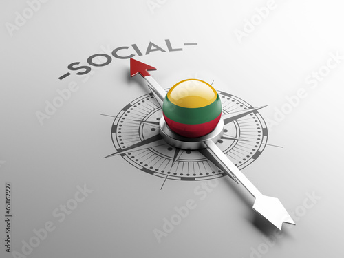 Illustration: Lithuania Social Concept Lithuania Social Concept