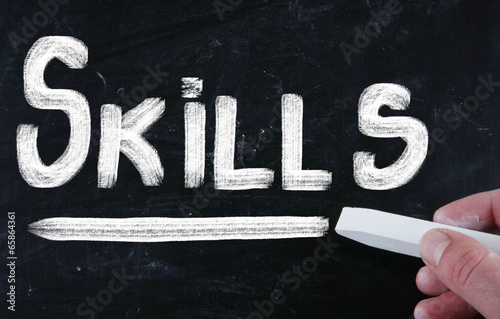Photo: skills concept skills concept