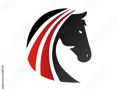 Vector: horse logo silhouette head symbol icon horse logo silhouette head symbol icon