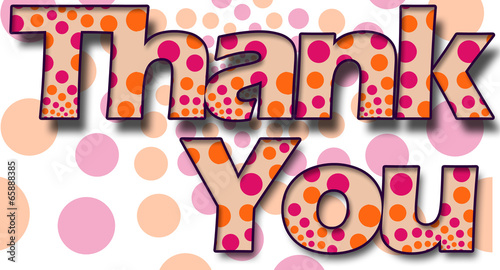 Illustration: Thank You Dots Pattern Thank You Dots Pattern