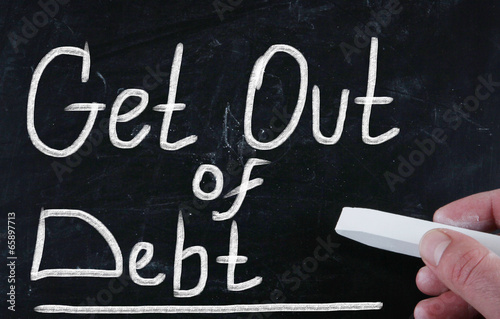 Photo: get out of debt get out of debt