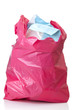 Red bag of garbage Red bag of garbage