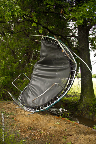 Photo: Storm Damage Trampoline Storm Damage Trampoline