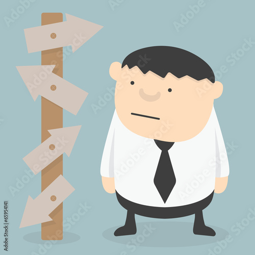 Vector: Businessman choice eps 10 Businessman choice eps 10