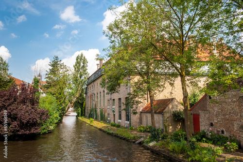 Photo: Bruges, Belgium, Minnewater lake Bruges, Belgium, Minnewater lake