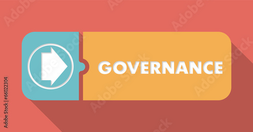 Illustration: Governance on Scarlet in Flat Design. Governance on Scarlet in Flat Design.