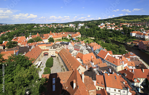 Photo: Cesky Krumlov Castle in the Czech Republic. Cesky Krumlov Castle in the Czech Republic.