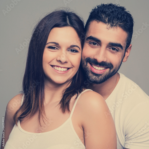 Photo: Portrait of a funny couple Portrait of a funny couple