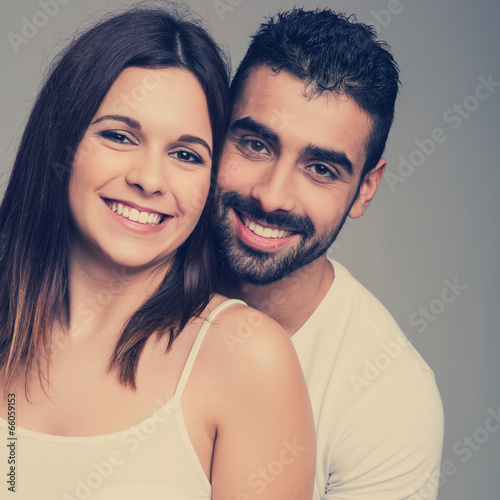 Photo: Portrait of a funny couple Portrait of a funny couple