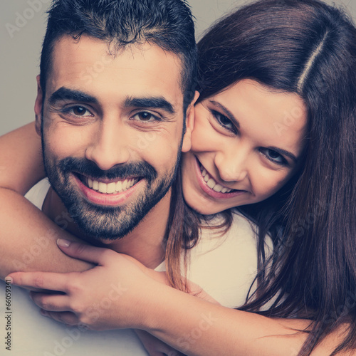 Photo: Portrait of a funny couple Portrait of a funny couple