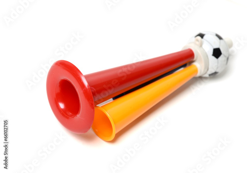 Photo: Football soccer triple fan trumpet Football soccer triple fan trumpet