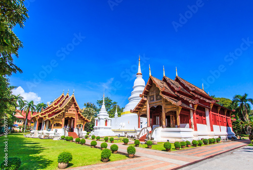  Wat Phra Sing in Chiangmai province of Thailand