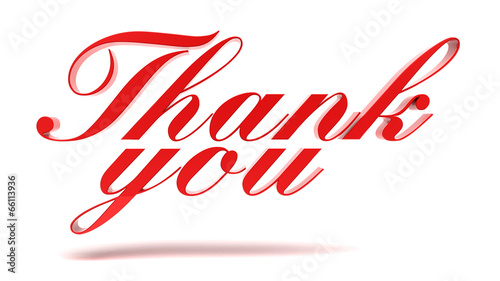 Photo: Thank you handwritten Thank you handwritten