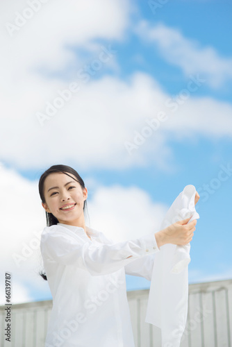 Photo: 洗濯・女性 洗濯・女性