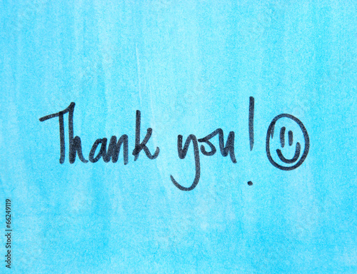 Photo: thank you message thank you message