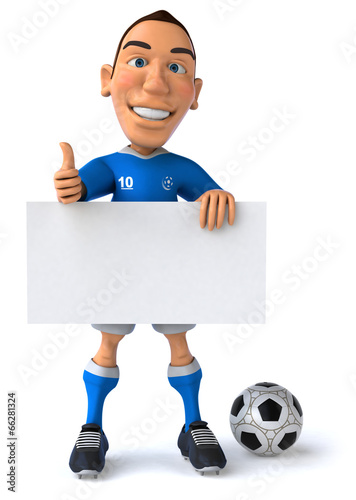 Illustration: Football player Football player
