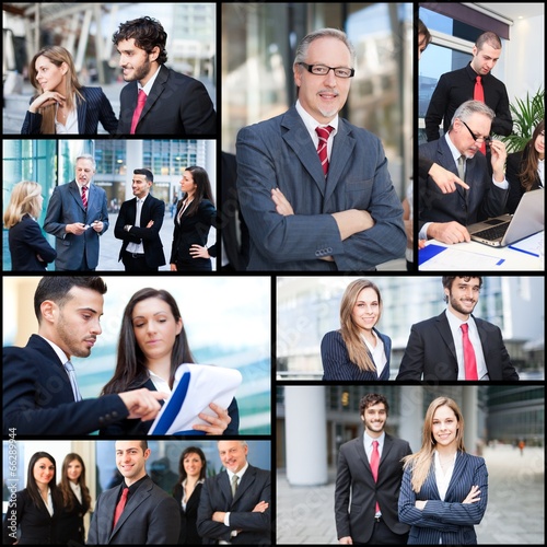 Photo: Business people at work Business people at work