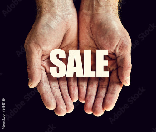 Photo: sale hands sale hands