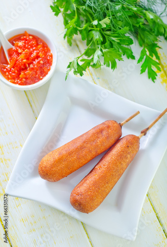 Photo: corndogs corndogs
